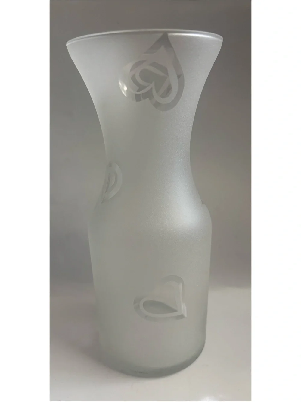 1980s Robert McCandless Mini  Frosted Glass Vase ~ Excellent